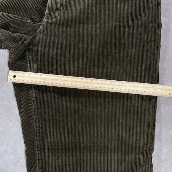90’s Club Room Dark Olive Green Vintage Corduroy Pants - Picture 6 of 8